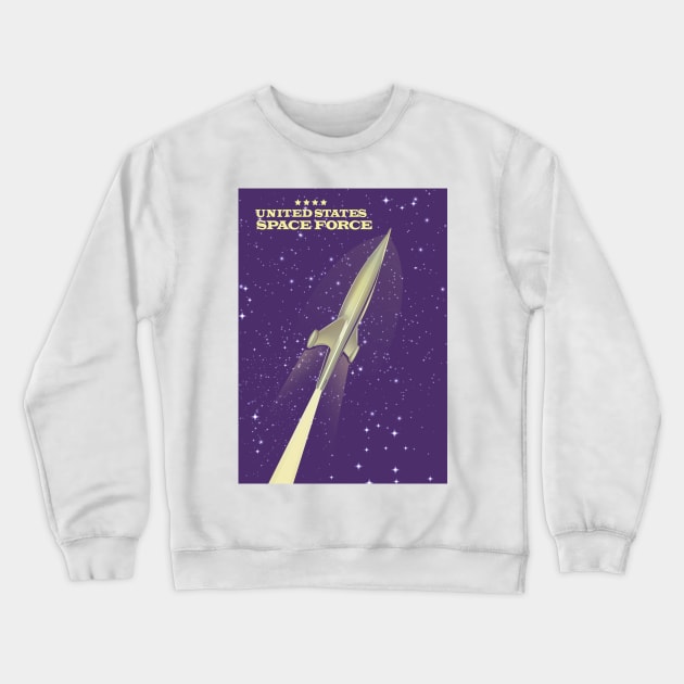 United States Space Force Crewneck Sweatshirt by nickemporium1